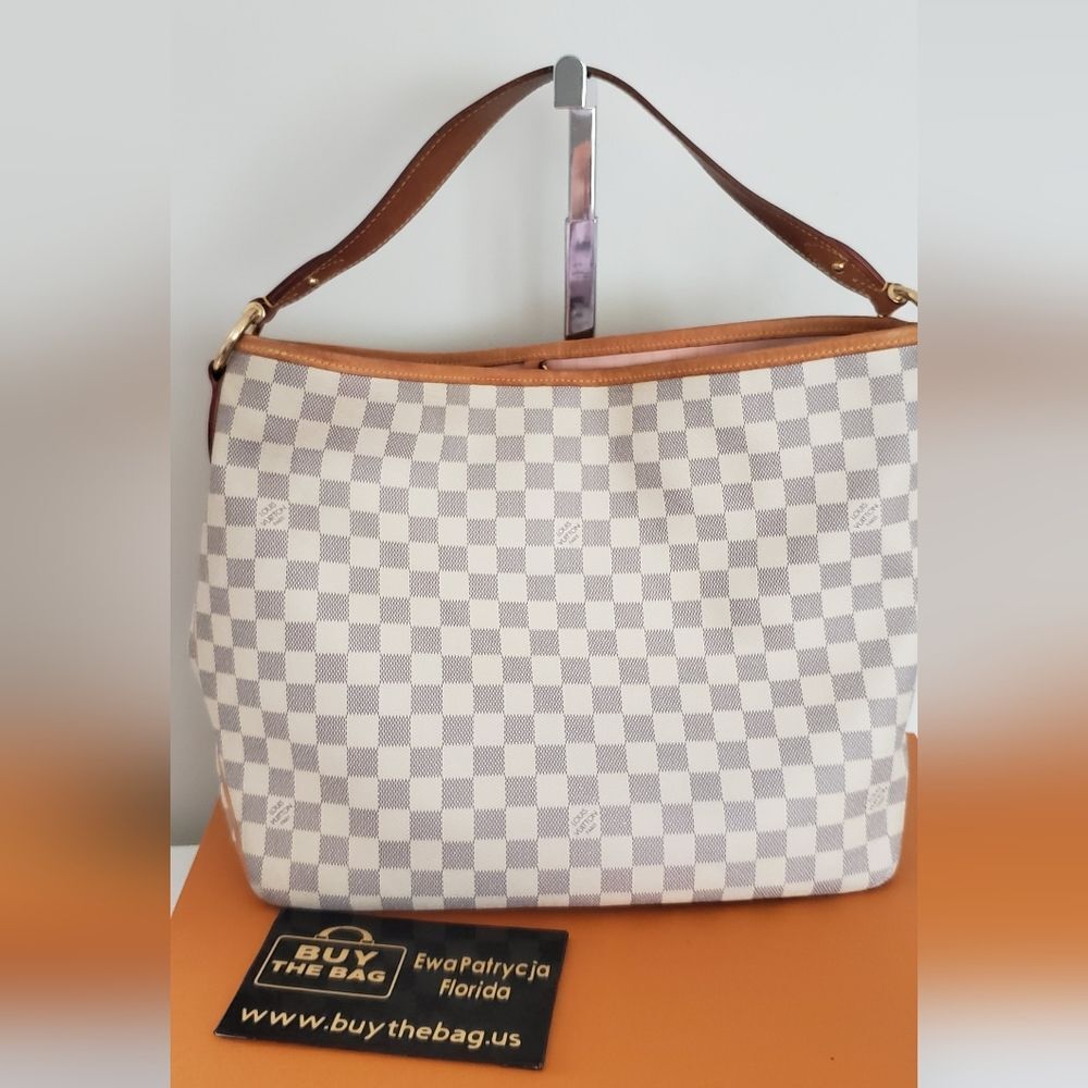 Louis Vuitton Delightful MM damier azur - Picture 1 of 16